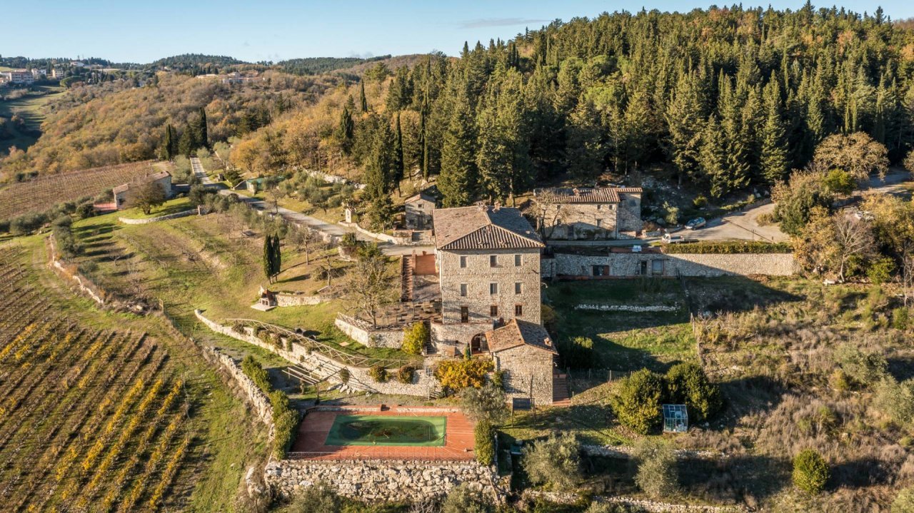 A vendre villa in zone tranquille Castellina in Chianti Toscana foto 52