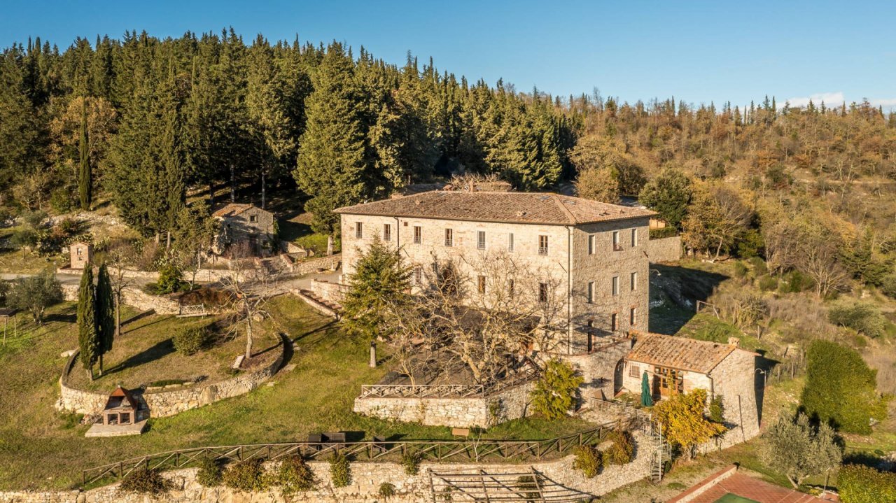 A vendre villa in zone tranquille Castellina in Chianti Toscana foto 107