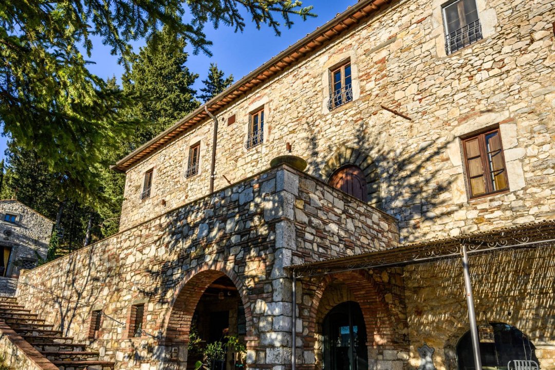 Se vende villa in zona tranquila Castellina in Chianti Toscana foto 96