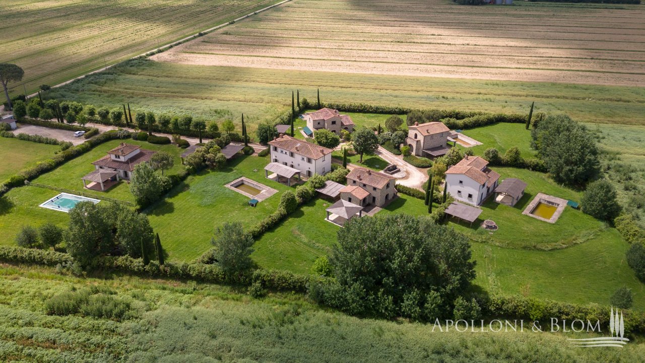 A vendre villa in campagne Cortona Toscana foto 15