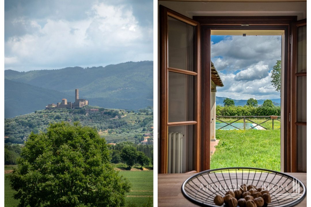 Se vende villa in campo Cortona Toscana foto 35