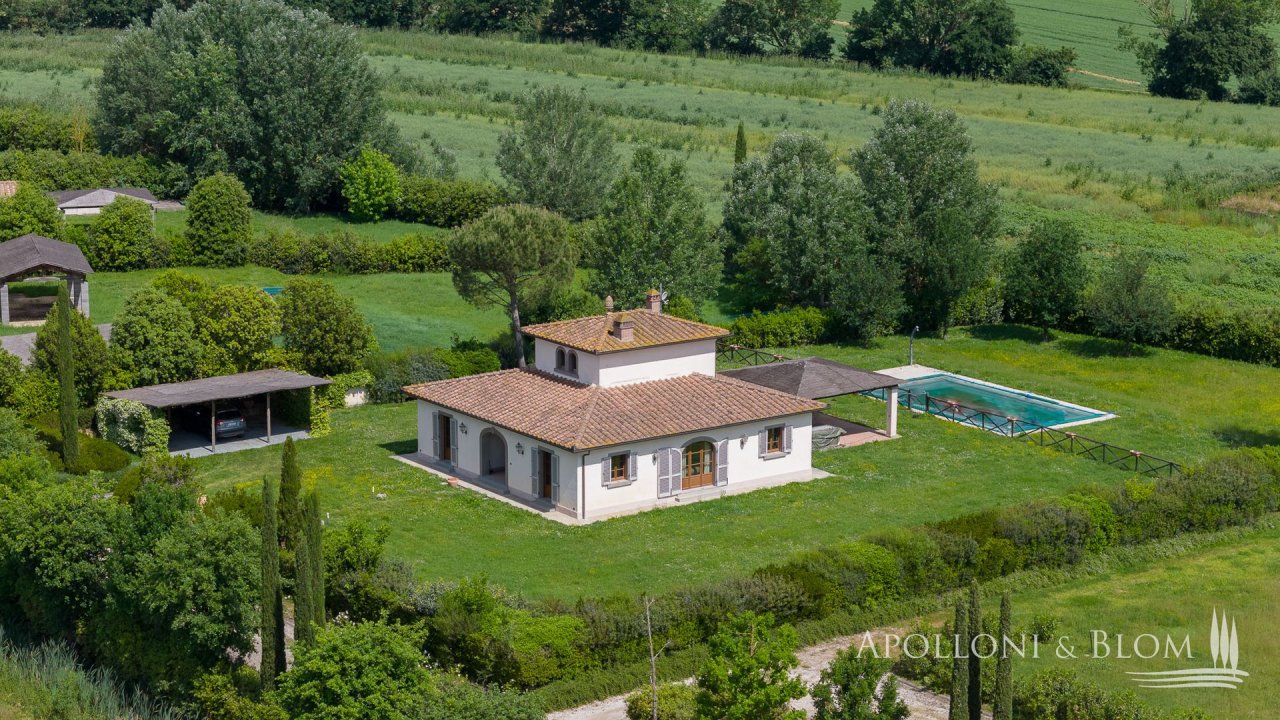 Zu verkaufen villa in landschaft Cortona Toscana foto 1