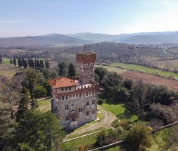 Schloss Ruhiges Gebiet Bucine Toscana