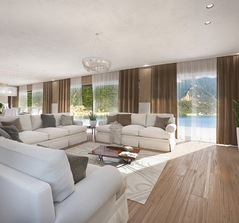 For sale apartment in quiet zone Melide Tessin foto 6