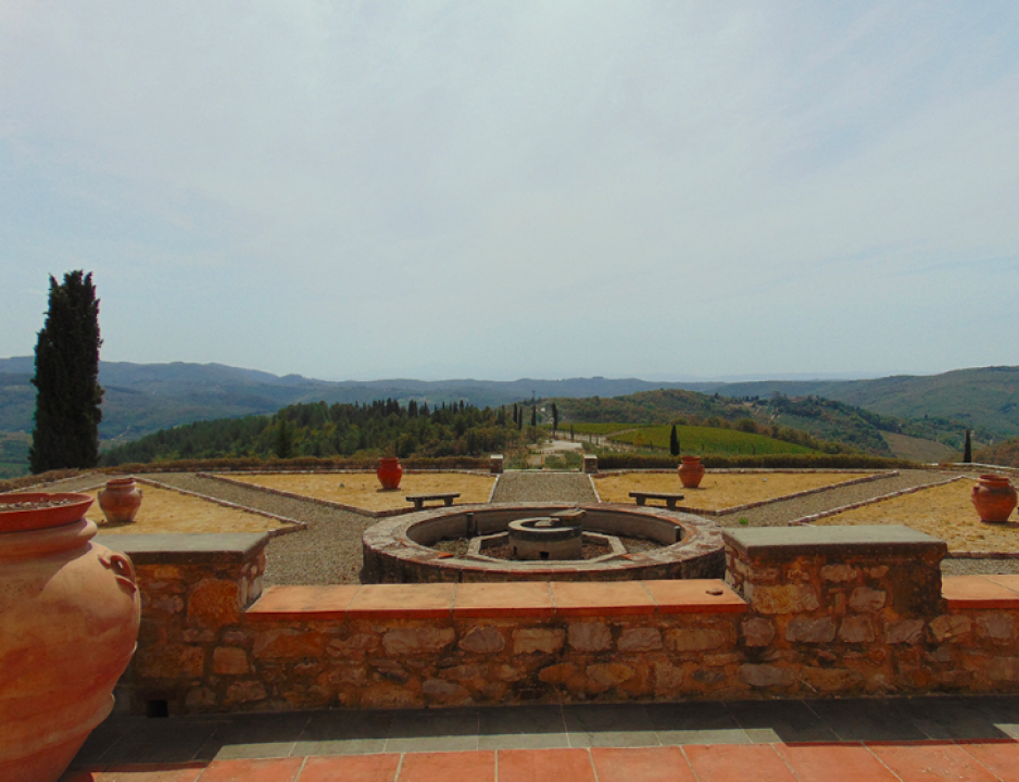 A vendre château in zone tranquille Gaiole in Chianti Toscana foto 12