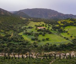 Land Ruhiges Gebiet Berchidda Sardegna